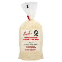 Lambs Corn Meal, Stone Ground Yellow - 32 Ounce 