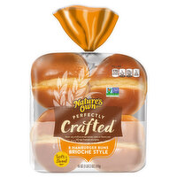 Nature's Own Nature's Own Perfectly Crafted Brioche Style Hamburger Buns, Non-GMO Sandwich Buns, 8 Count - 8 Each 