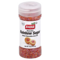 Badia Sugar, Rainbow, Decorative - 4 Ounce