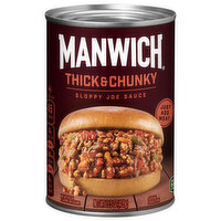 Manwich Sloppy Joe Sauce, Thick & Chunky - 15.5 Ounce 