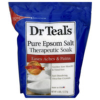 Dr Teals Pure Epsom Salt, Therapeutic Soak - 6 Pound 