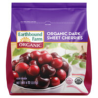 Earthbound Farm Cherries, Dark, Sweet - 8 Ounce 