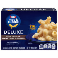 Kraft Macaroni & Cheese Sauce, with Seasonings, White Cheddar & Cracked Black Peppercorn - 11.9 Ounce 