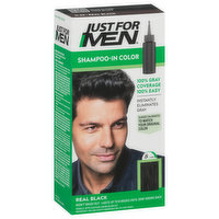 Just For Men Shampoo-In Color, Real Black H-55 - 1 Each 