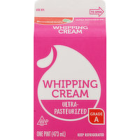 Brookshire's Whipping Cream, Ultra-Pasteurized - 1 Pint 