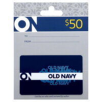 Old Navy Gift Card, $50 - 1 Each 