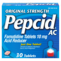 Pepcid Acid Reducer, Original Strength, 10 mg, Tablets - 30 Each
