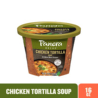Panera Bread Chicken Tortilla Soup, 16 OZ Soup Cup (Gluten Free)