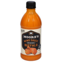 Moore's Buffalo Wing Sauce, Original, Medium - 16 Ounce 