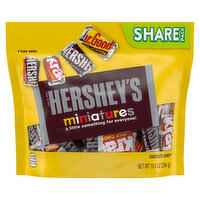 Hershey's Candy, Chocolate, Miniatures, Share Pack - 10.4 Ounce 