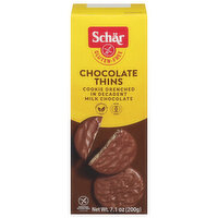 Schar Chocolate Thins, Gluten-Free - 7.1 Ounce 