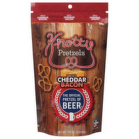 Knotty Pretzels Pretzels, Smoky Cheddar Bacon - 7.5 Ounce 