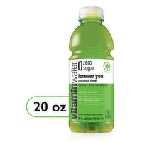 Vitaminwater Water Beverage, Nutrient Enhanced, Zero Sugar, Coconut Lime - 20 Fluid ounce 