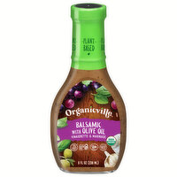 Organicville Vinaigrette & Marinade, Balsamic with Olive Oil - 8 Fluid ounce 