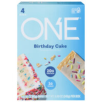 One Protein Bar, Birthday Cake Flavored - 4 Each 