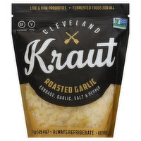 Cleveland Kraut Roasted Garlic, Cabbage, Garlic, Salt & Pepper - 16 Ounce 