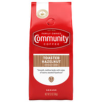 Community Toasted Hazelnut Ground Coffee - 12 Ounce 