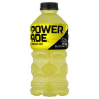 Powerade Sports Drink, Lemon Lime - 28 Fluid ounce