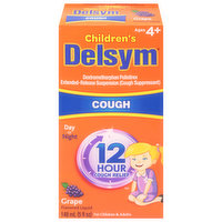 Delsym Cough, Children's, Liquid, Grape Flavored - 5 Fluid ounce