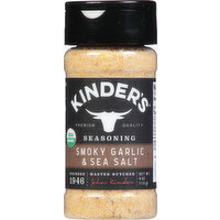 Kinder's Seasoning, Smoky Garlic & Sea Salt - 4 Ounce 