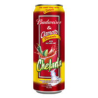 Budweiser Beer, Chelada, Picante - 25 Ounce