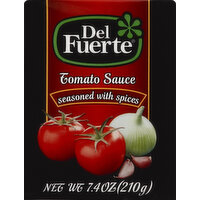 Del Fuerte Tomato Sauce, Seasoned with Spices - 7.4 Ounce 