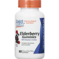 Doctors Best Elderberry, Gummies, Berry Blast - 60 Each 