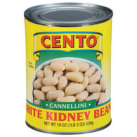 Cento Kidney Beans, White - 19 Ounce 