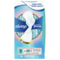 Always Pads, with Flexi-Wings, Extra Heavy Flow, Unscented, Size 3 - 28 Each 