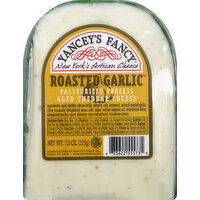 Yancey's Fancy Cheese, Pasteurized Process, Aged Cheddar, Roasted Garlic - 7.6 Ounce 