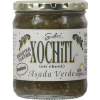 Xochitl Salsa, Asada Verde, Roasted Flavor, Medium - 15 Ounce 