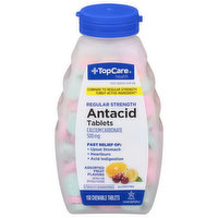 TopCare Antacid, Regular Strength, 500 mg, Chewable Tablets