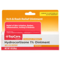 TopCare Ointment, Hydrocortisone 1%, Maximum Strength - 1 Ounce 