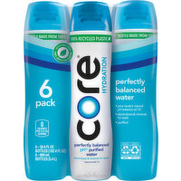 Core Hydration Water, Perfectly Balanced, 6 Pack