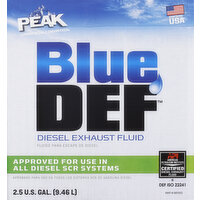 PEAK Exhaust Fluid, Diesel - 2.5 Gallon 