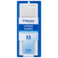 TopCare Cotton Swabs, Double-Tipped, Paper Sticks - 500 Each 