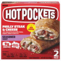 Hot Pockets Sandwich, Seasoned Crust, Philly Steak & Cheese, 2 Pack - 2 Each 