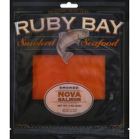 Ruby Bay Salmon, Smoked, Nova - 3 Ounce 