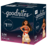 Good Nites Underwear, Nighttime, Disney Princess, S/M (43 68 Lbs), Girls 44  Ea, Child Overnight Protection