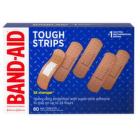 Band-Aid Adhesive Bandages, All One Size - 60 Each 