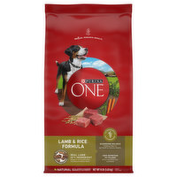 Purina One Dog Food, Lamb & Rice Formula, Natural, Adult - 8 Pound 