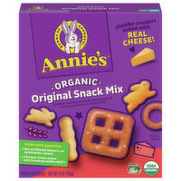 Annie's Baked Crackers, Organic, Original Snack Mix - 9 Ounce 