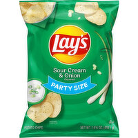 Lay's Potato Chips, Sour Cream & Onion, Party Size