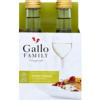 Gallo Family Vineyards Pinot Grigio White Wine 4 - 187 Millilitre 