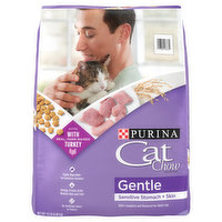 Cat Chow Cat Food, Gentle, Sensitive Stomach + Skin, Adult - 13 Pound 