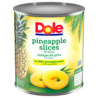 Dole Pineapple Slices in 100% Pineapple Juice - 6.68 Pound
