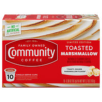 Community Coffee Coffee, Single-Serve Cups, Toasted Marshmallow - 10 Each 