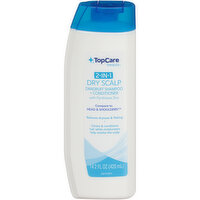 TopCare 2-In-1 Dry Scalp Dandruff Shampoo + Conditioner With Pyrithione Zinc - 14.2 Fluid ounce 