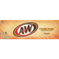 A&W Soda, Cream, 12 Pack - 12 Each 