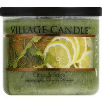 Village Candle Candle, Citrus & Sage - 1 Each 